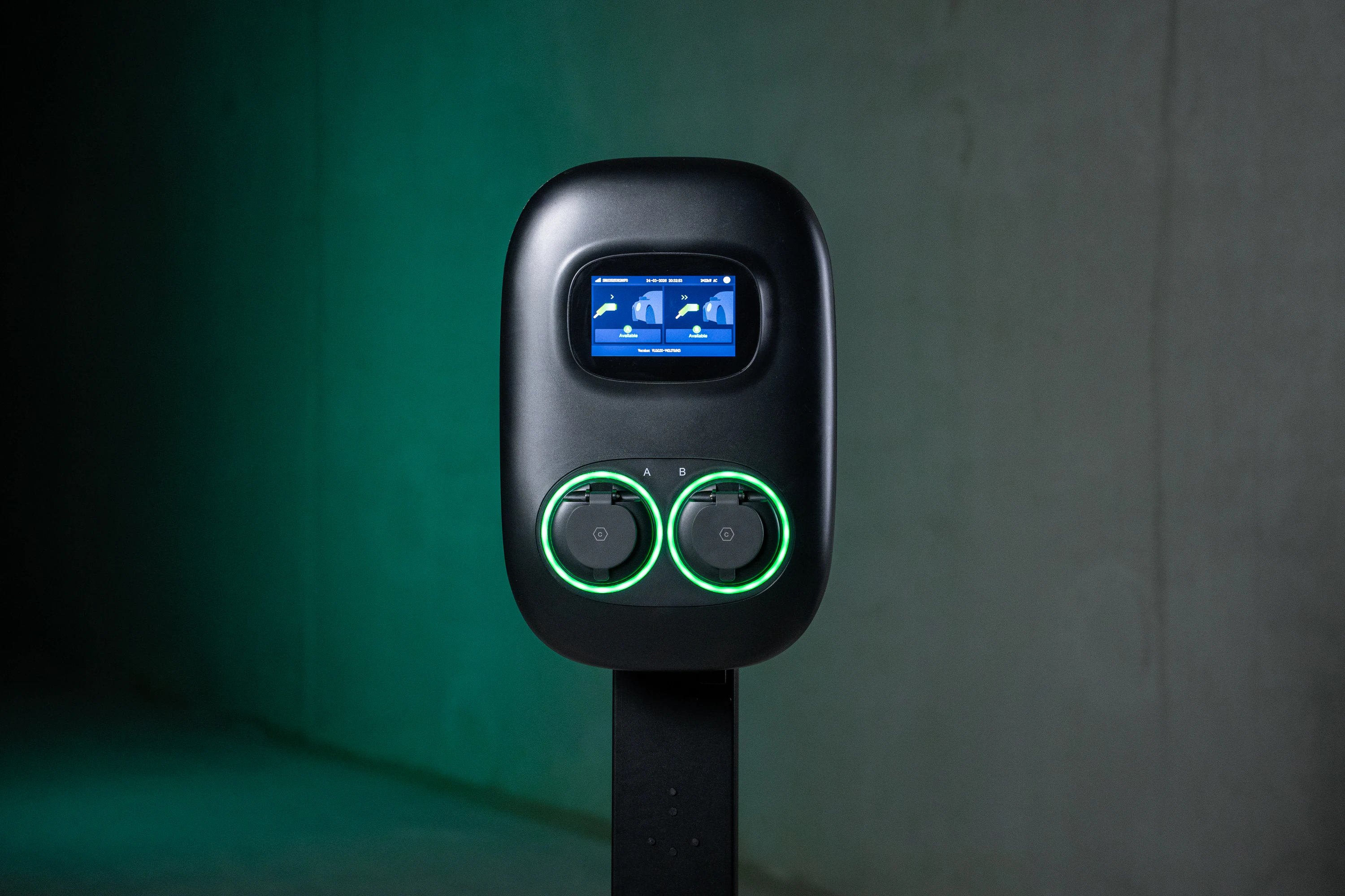 Two Pro charger front view showing dual sockets