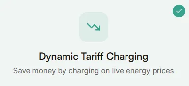 Dynamic tariff charging